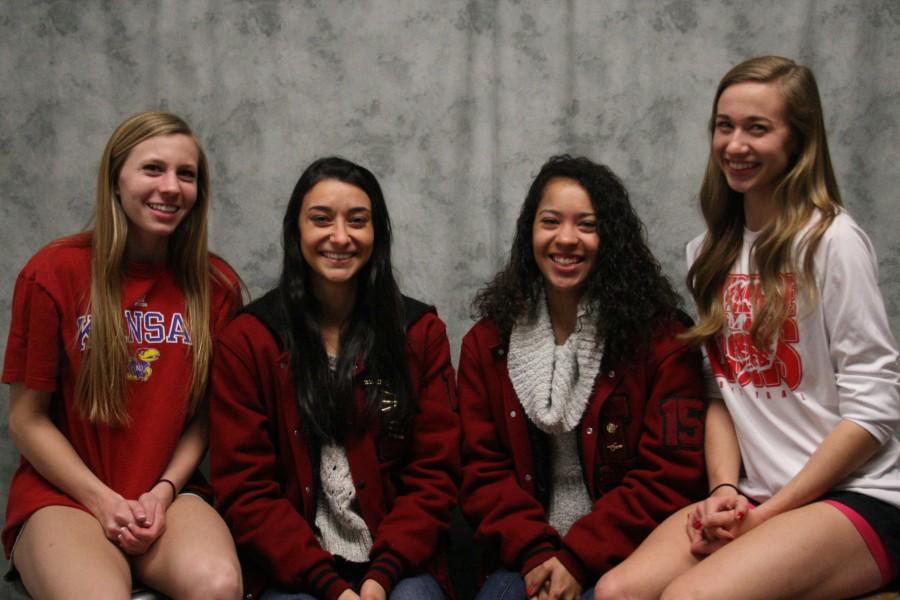 The girls 4x400 meter team is gearing up for a highly-anticipated season. Junior Kyleigh Severa, seniors Leah Gabler, Marissa Pope and Jensen Edwards have trained on the off-season to improve their time for the state meet.