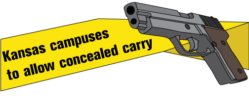 Kansas campuses to allow concealed carry