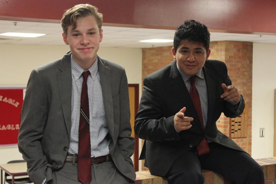 Seniors Matt Ramaley and Joaquin Dorado got first place in state for Duet Acting at a forensics tournament on April 30.
