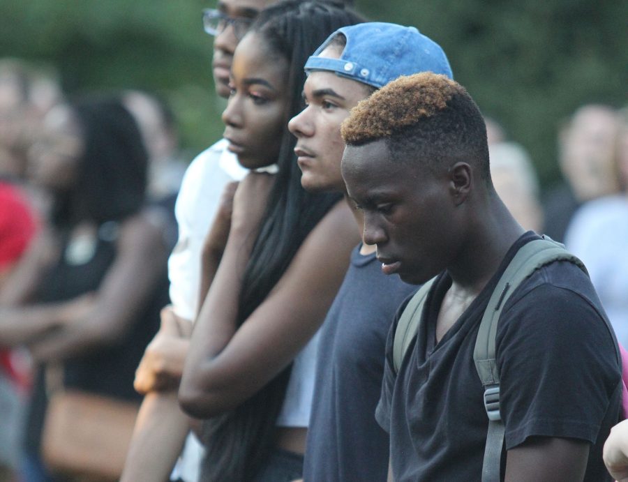 Students attend local Black Lives Matter vigil