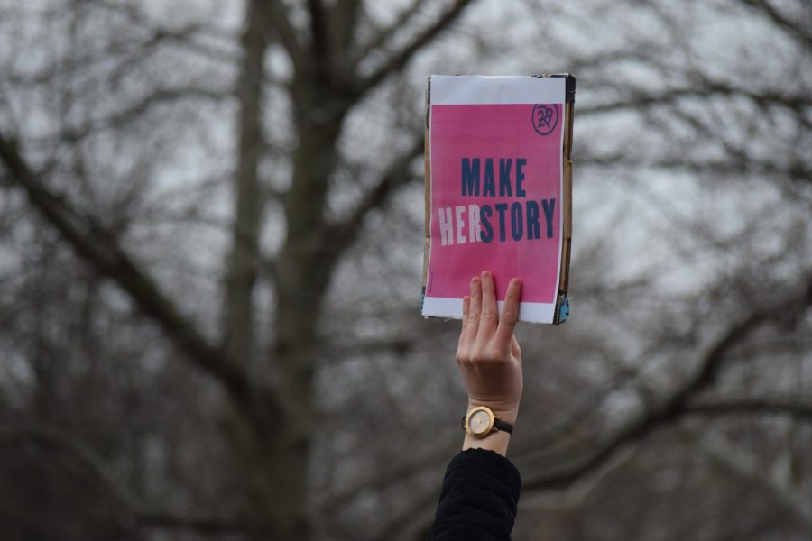The story — Feminists rally in protest against the Trump administration on Jan. 20 in South Park, recreating last year’s Women’s March for Equality. The crowd championed reform of all manner, promoting civil rights and gender equality.