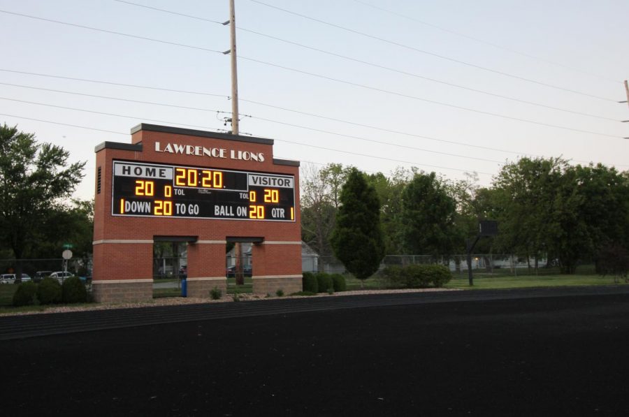 At the start of what would have been graduation week, the lights switched on at the Lawrence High School football stadium on Monday at 8:20 p.m. — or 20:20 in military time to honor the class of 2020. The lights remained on for 20 minutes. The same stadium lighting is planned for Tuesday and Wednesday.