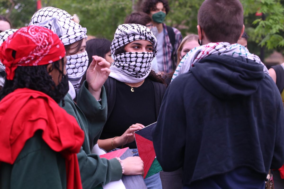 Students walkout in support of Palestine, join KU protest